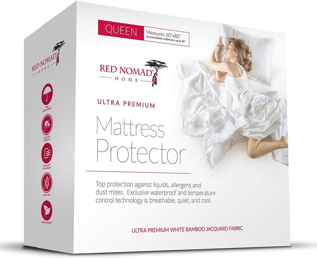 red nomad bamboo mattress protector twin