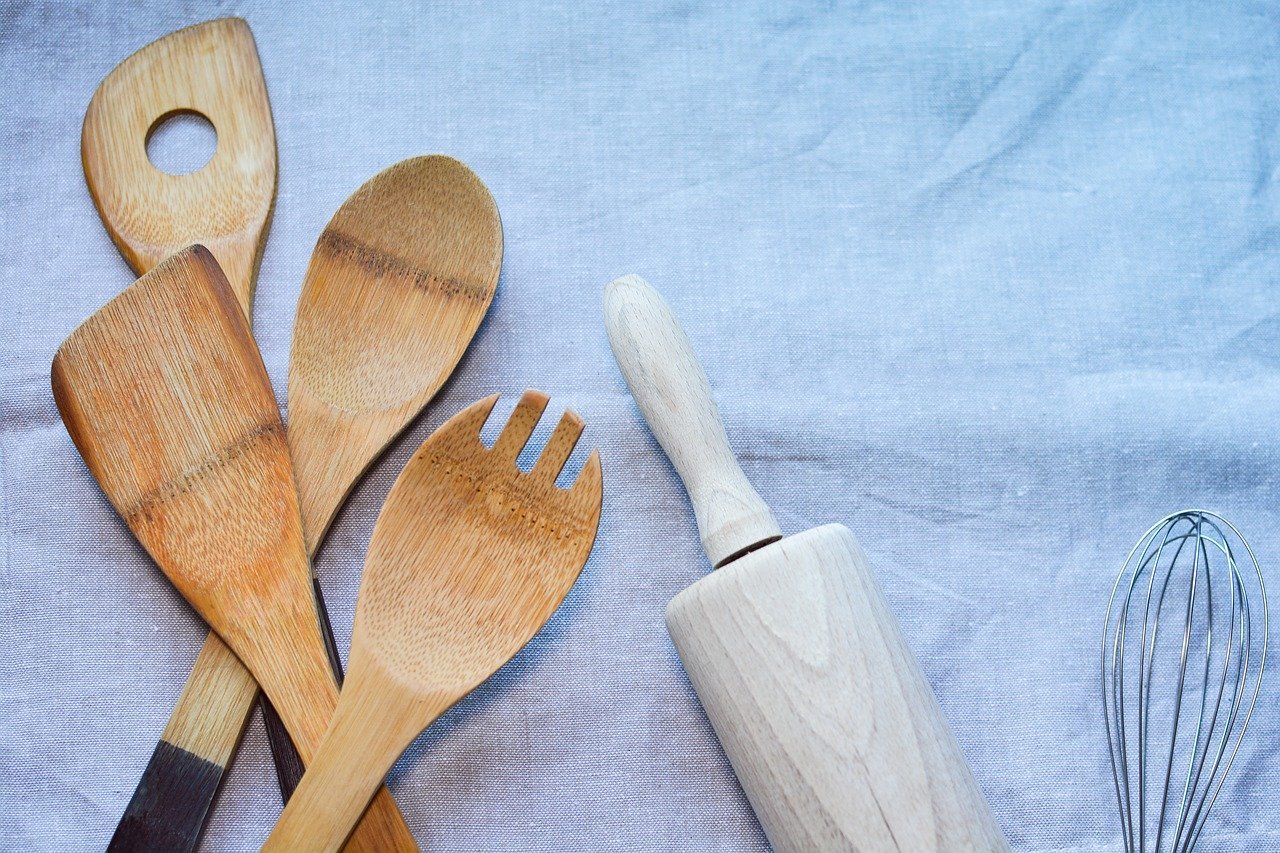 bamboo silicone utensils